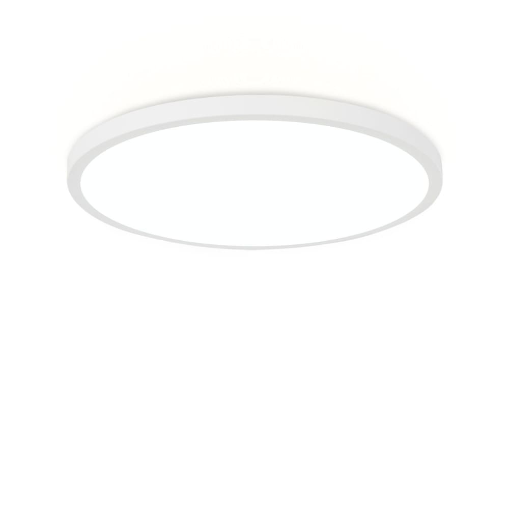 Plafonnier en plastique blanc 29.5x29.5x2.5cm led 6500k 18w — vue 3