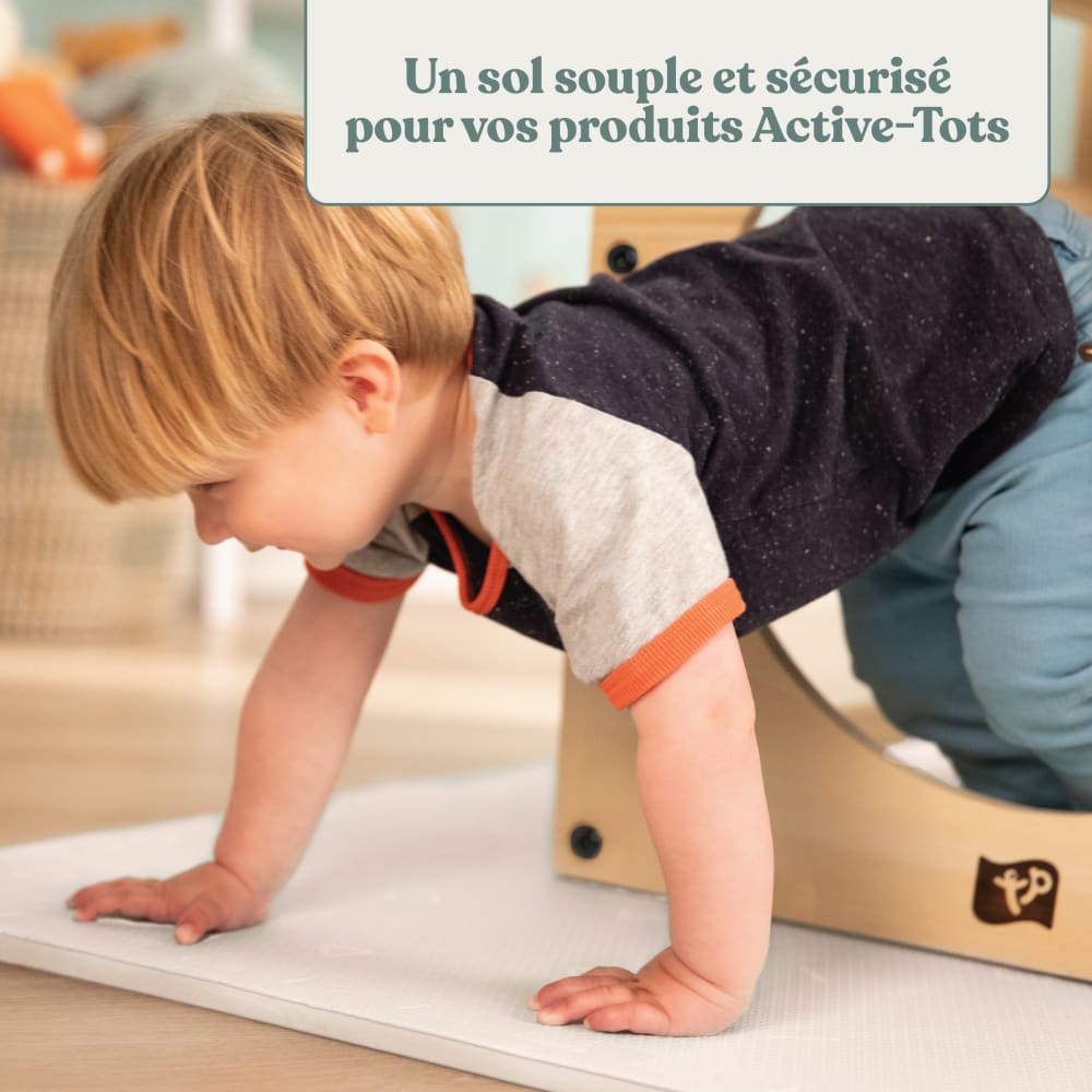 Spielmatte aus Schaumstoff für Babys plastik 2,13 m2 beige -