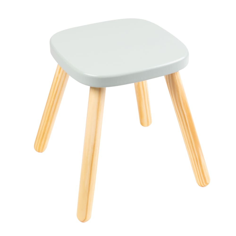 Active Tots Indoor-Hocker Holz FSC Salbeigrün Braun Holz