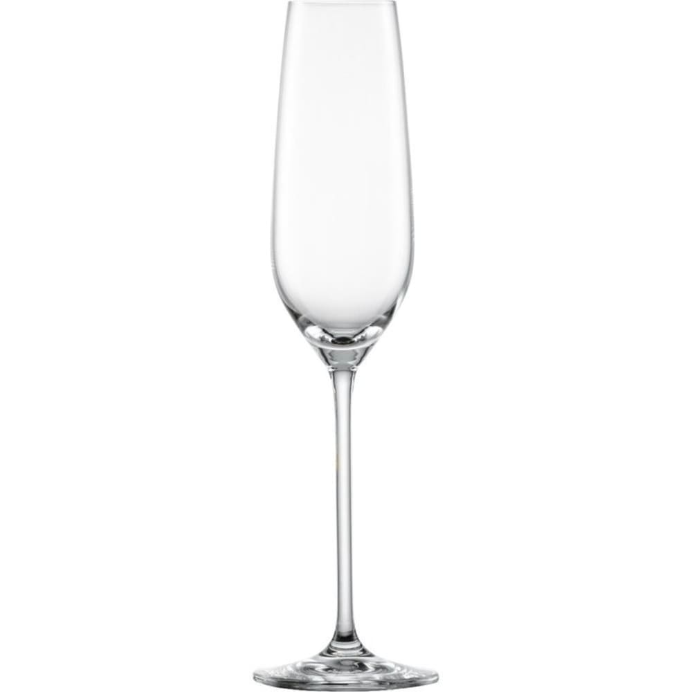 Lot de 4 verres à champagne en cristallin transparent 240 ml Lot de 4 verres à champagne en cristallin transparent 240 ml