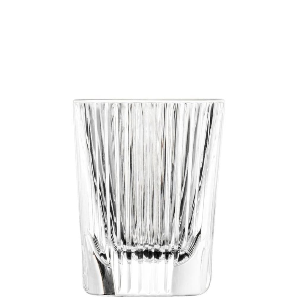 Lot de 4 verres à shot en cristallin transparent 60 ml Lot de 4 verres à shot en cristallin transparent 60 ml