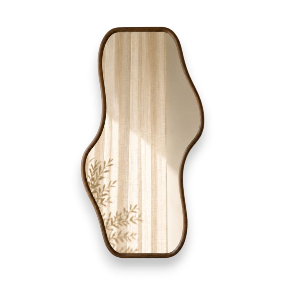 Indore Home Spiegel Holz 120 x 64 cm, Braun Braun Holz