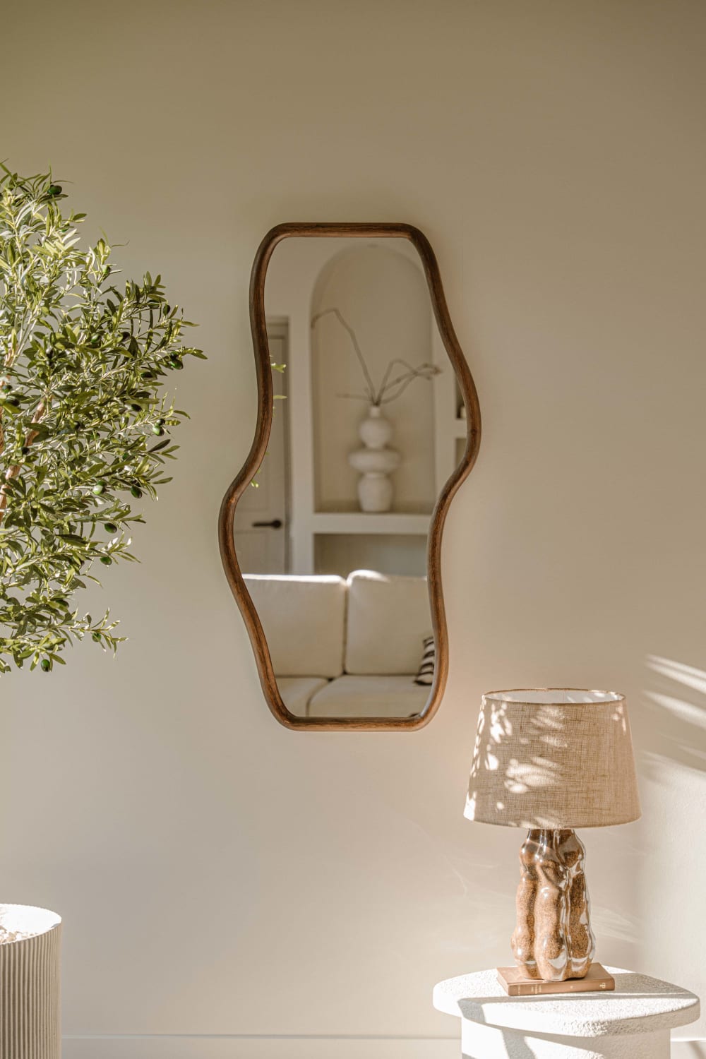 Spiegel Holz 120 x 64 cm, Braun - Maisons Du Monde