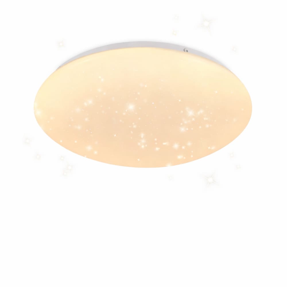 ZMH Deckenleuchte Plastik 25x25x6cm Weiß LED 3000K 12W style modern Weiß Pc - Polycarbonat