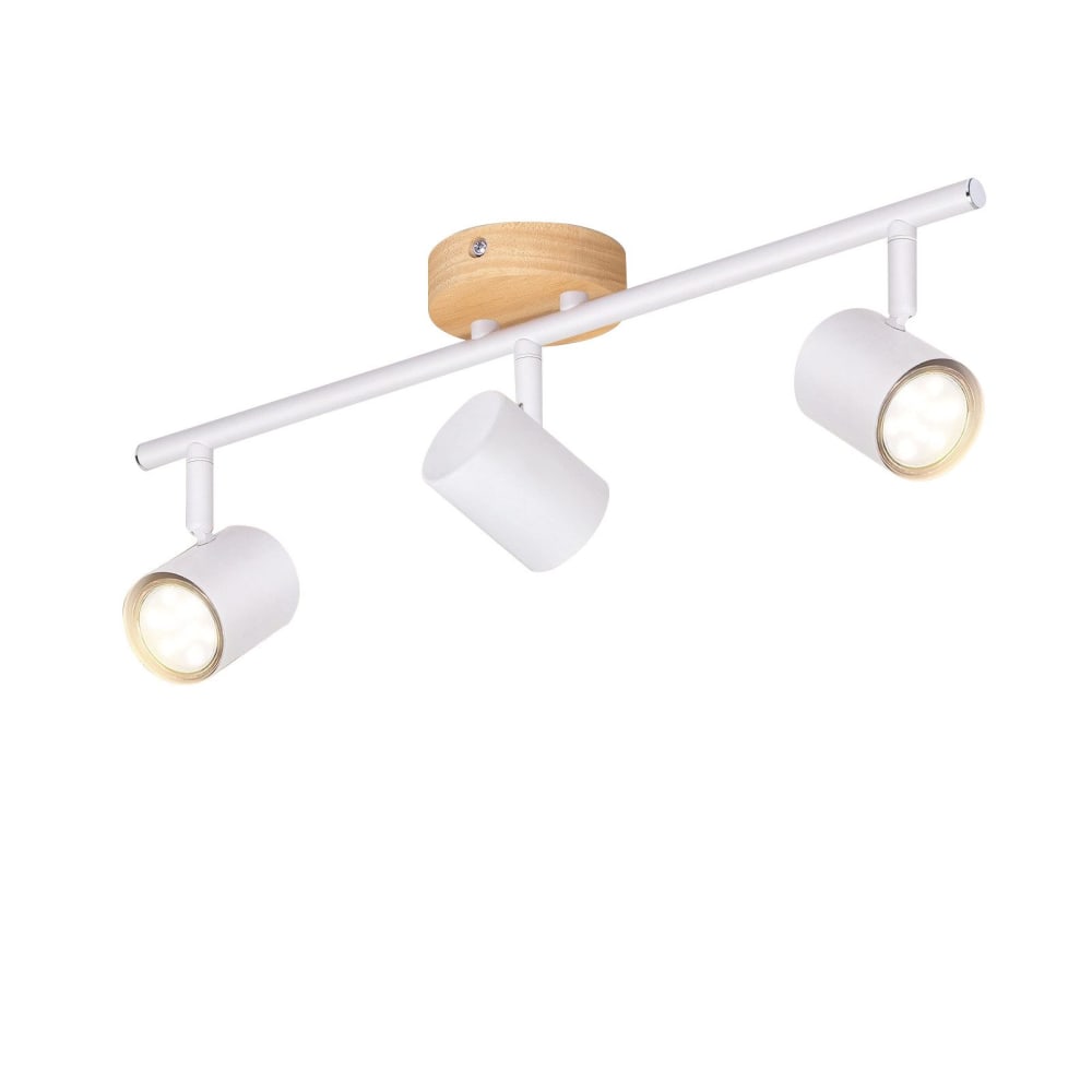 Spot de plafond en fer blanc 45x15x9cm gu10