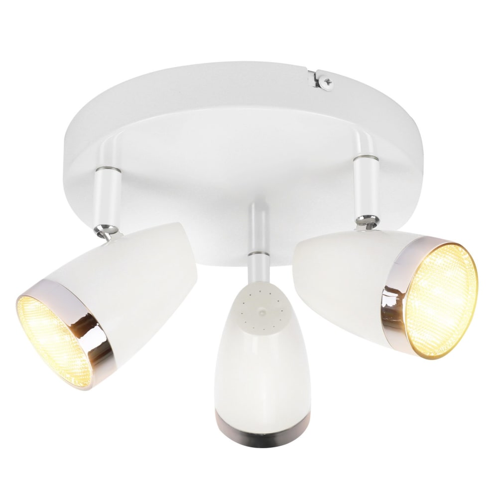 Spot de plafond en fer blanc 19x5.6x13.5cm