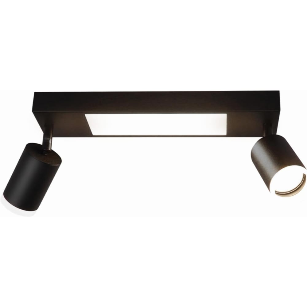 Spot de plafond en fer noir 34x8x16.9cm gu10