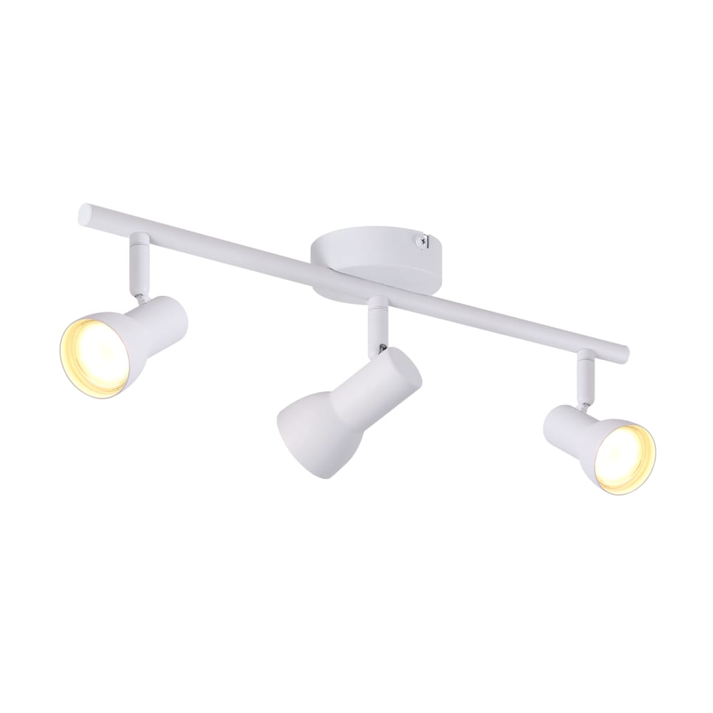 Spot de plafond en fer blanc 42.5x8x15.5cm gu10