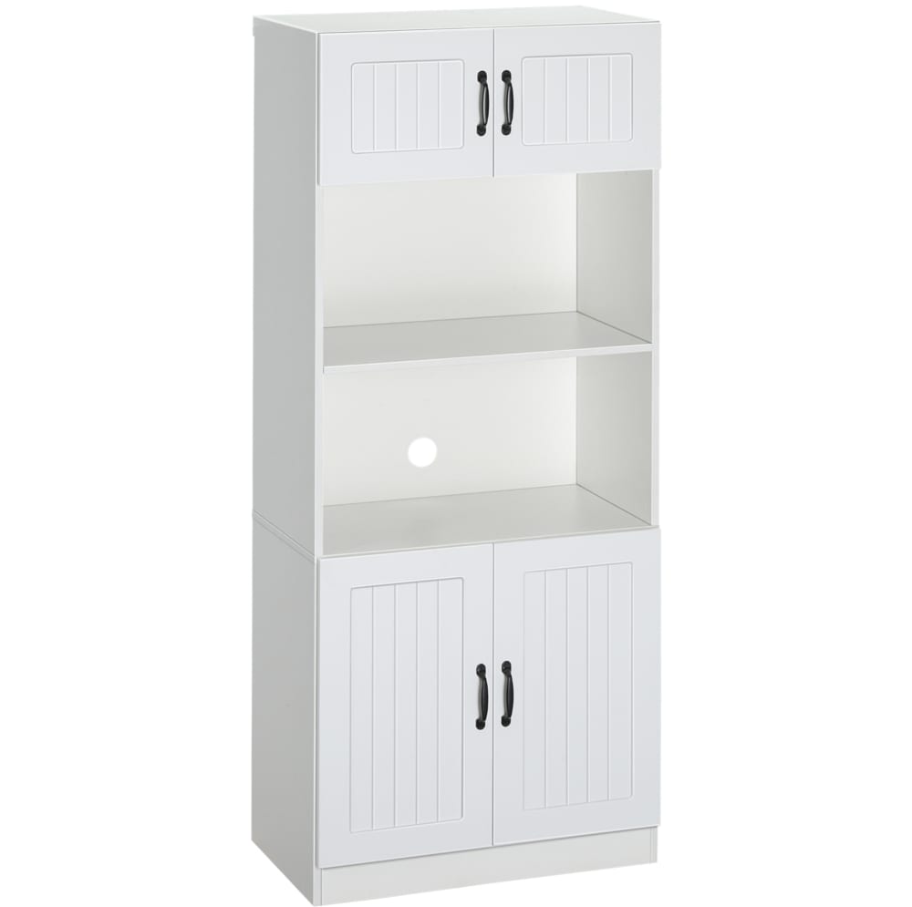 Buffets de cuisine en mdf avec anti-basculement blanc 70x40x170 cm
