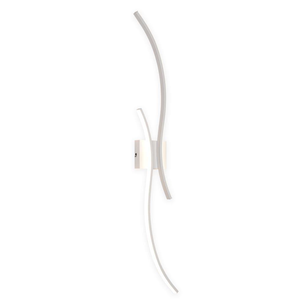 Applique murale aluminium blanc 101.5x13.5x4.9cm led