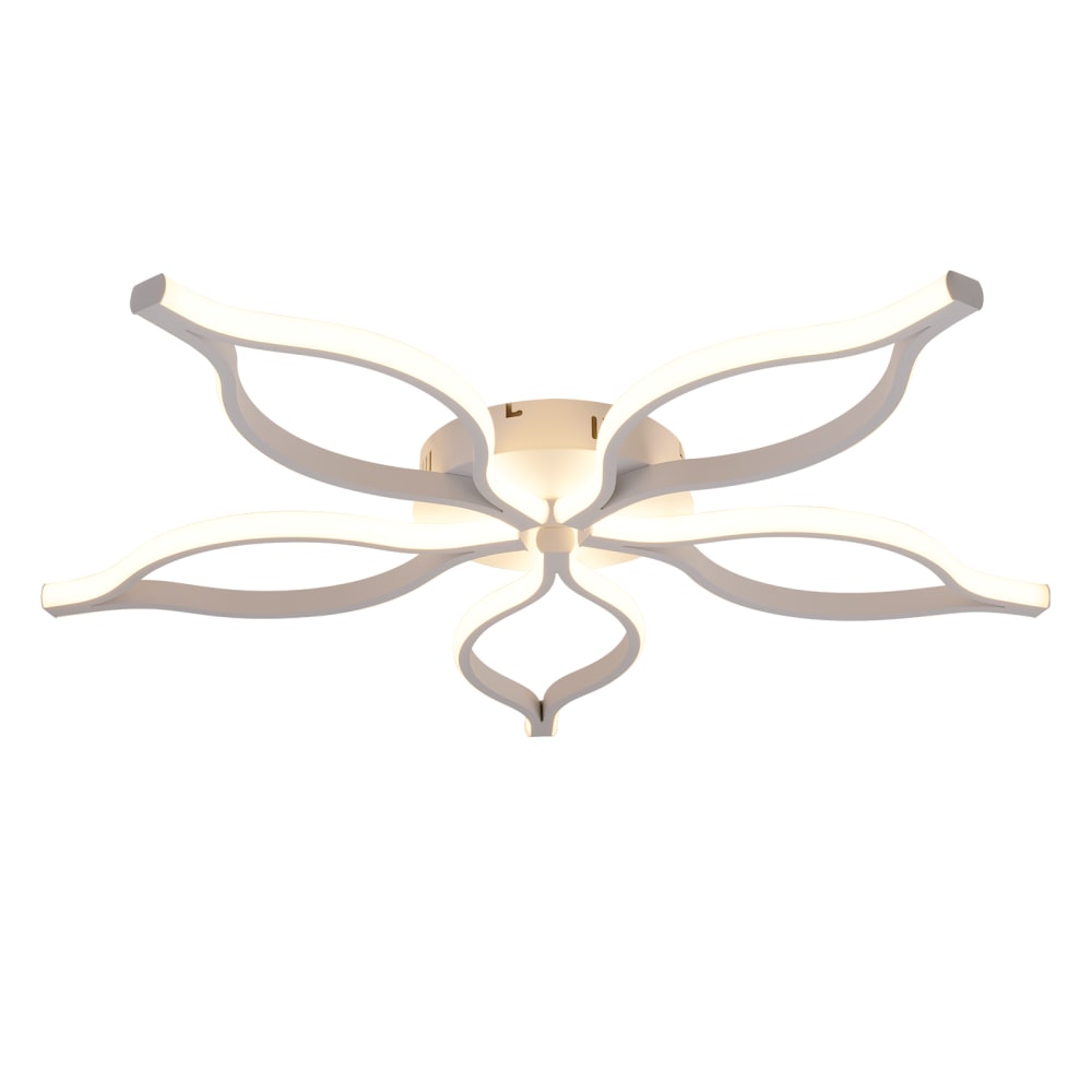 Plafonnier fer blanc 80x80x6cm led 75w