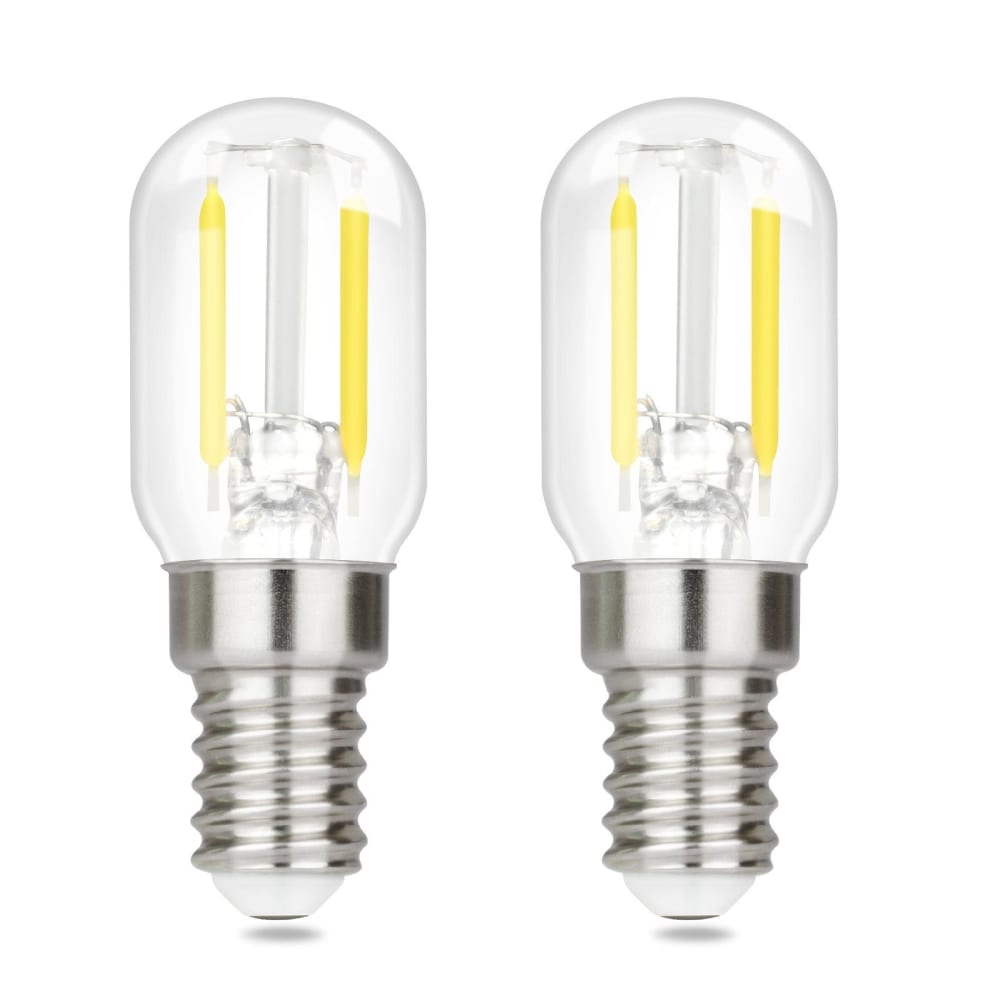Ampoule verre transparent 2x6cm e14 6000k lot de 4