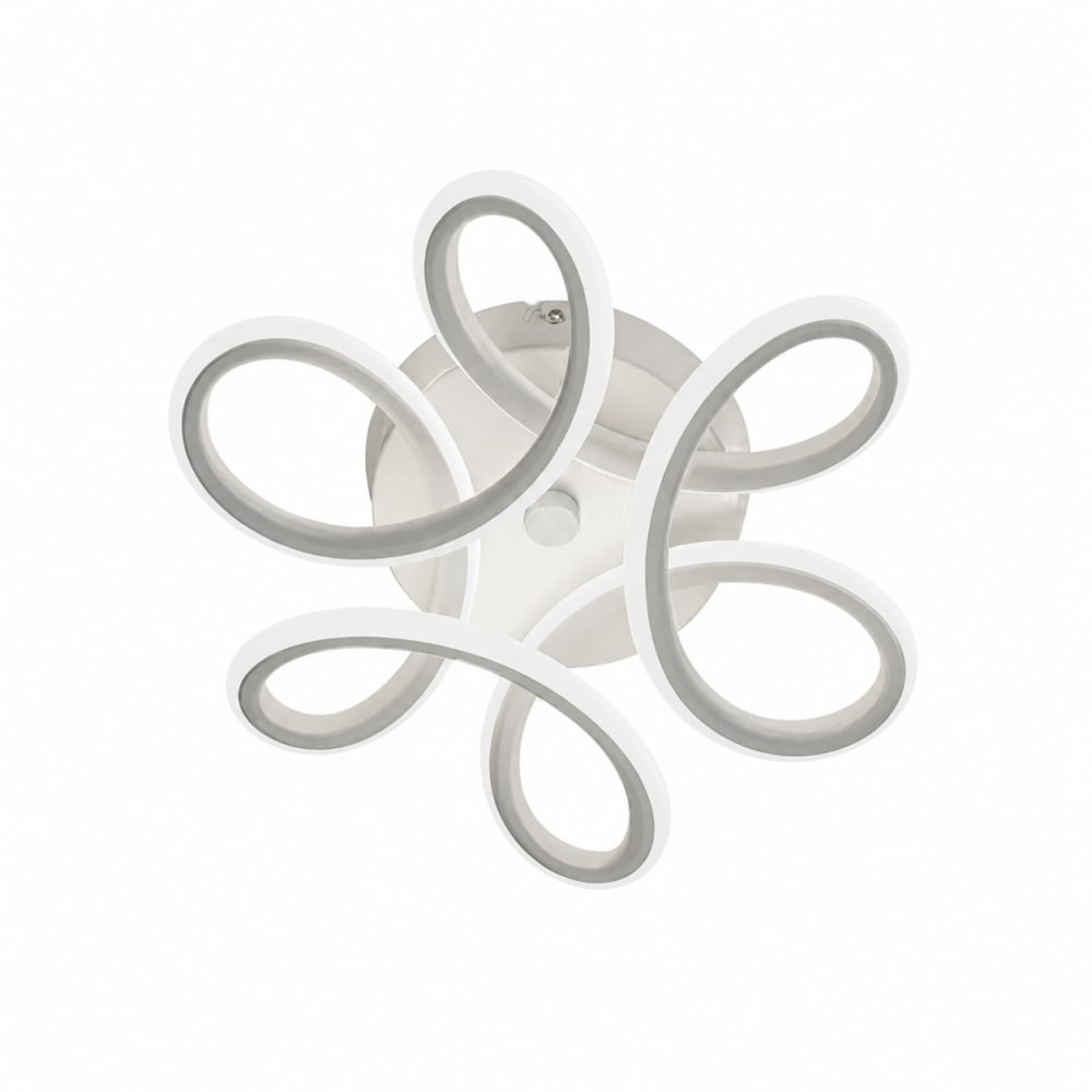 Plafonnier fer blanc 25x22.5x8.5cm led 26w