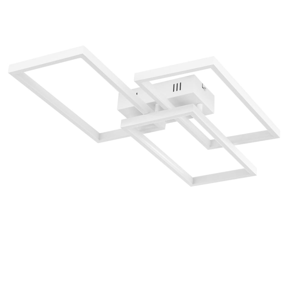 Plafonnier fer blanc 80x53.5x8cm led 72w