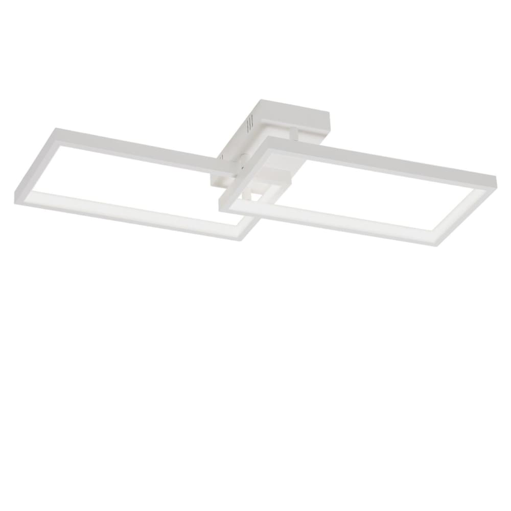 Plafonnier fer blanc 80x39x7.5cm led 48w