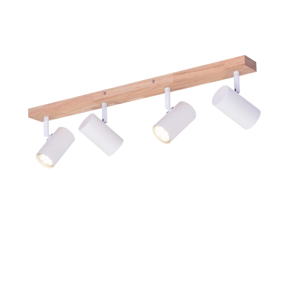 Spot de plafond en fer blanc 60x10.5x14.5cm gu10