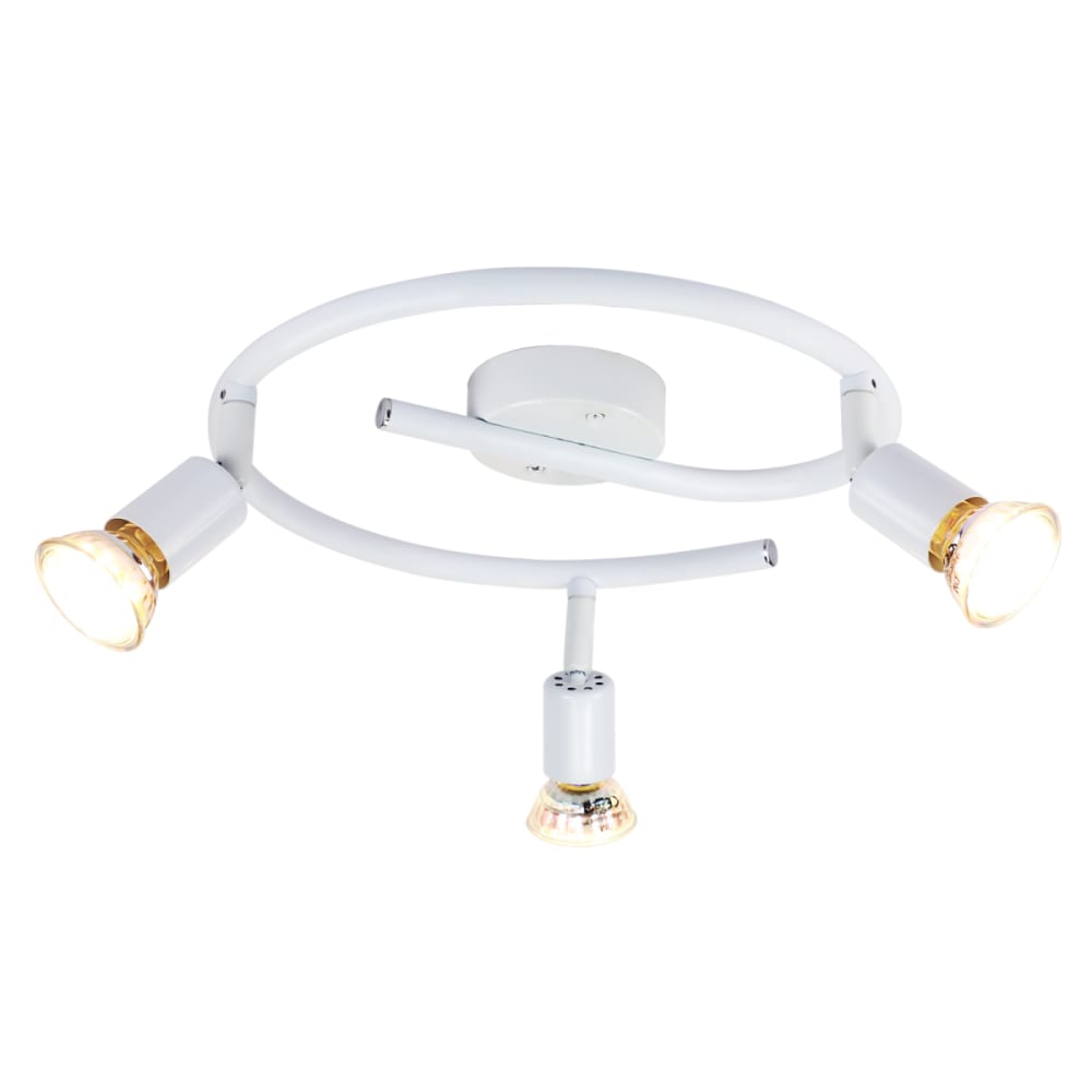 Spot de plafond en fer blanc 42x42x8cm gu10