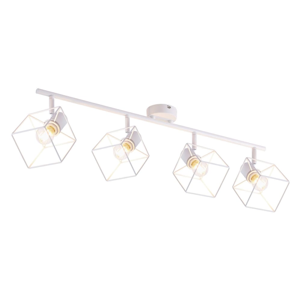 Spot de plafond en fer blanc 72x17x17cm e14