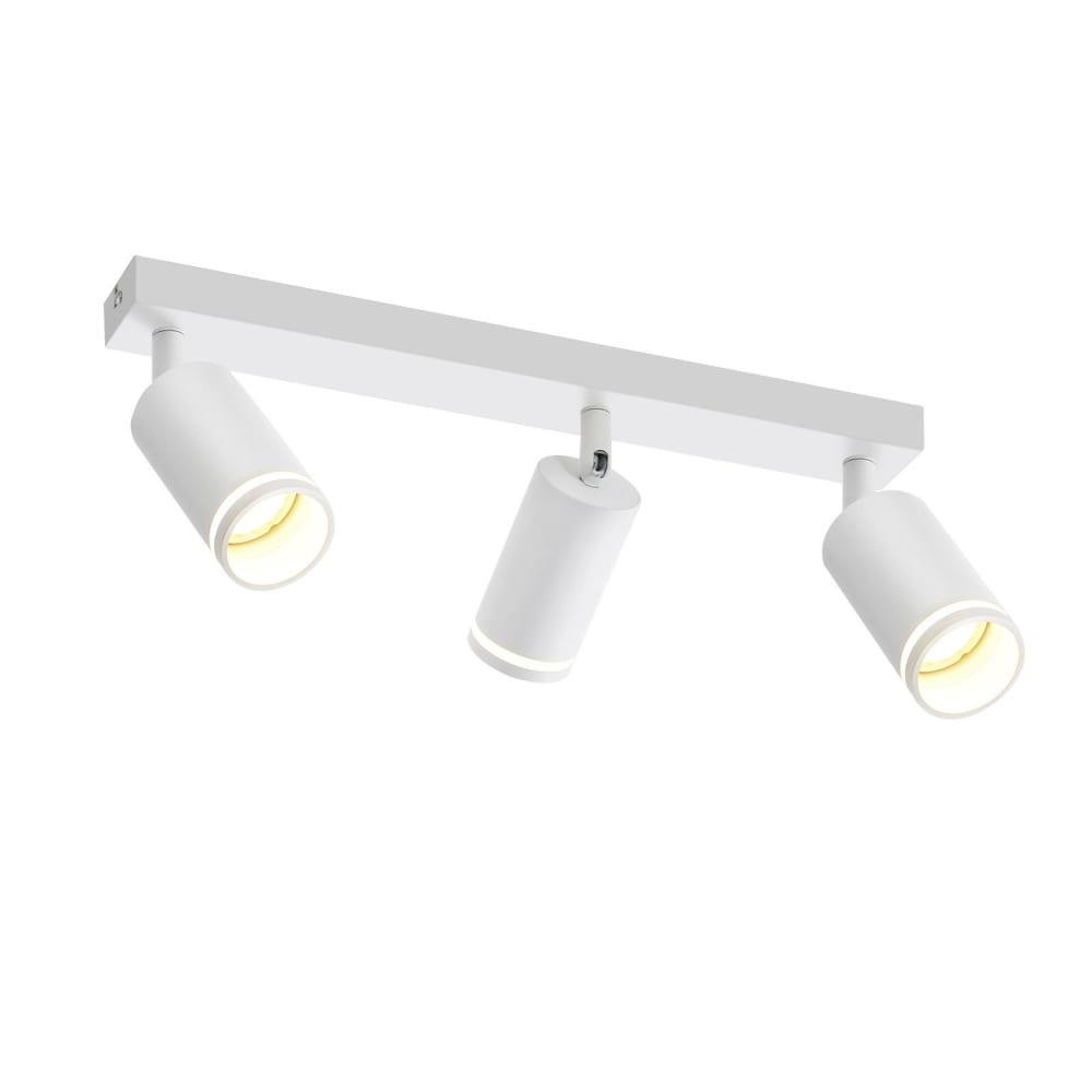 Spot de plafond en fer blanc 43x5x17cm gu10