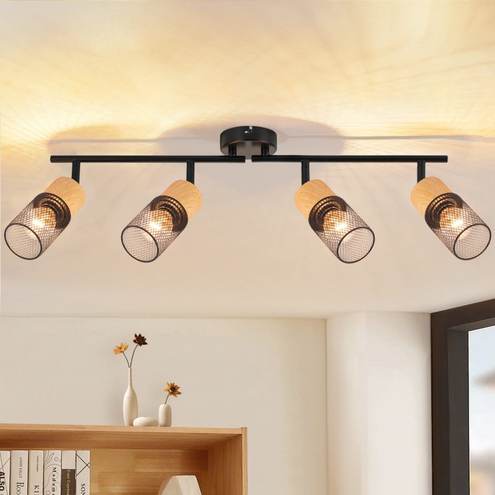 Deckenstrahler Eisen 62x20x21cm Schwarz E14 - Maisons Du Monde