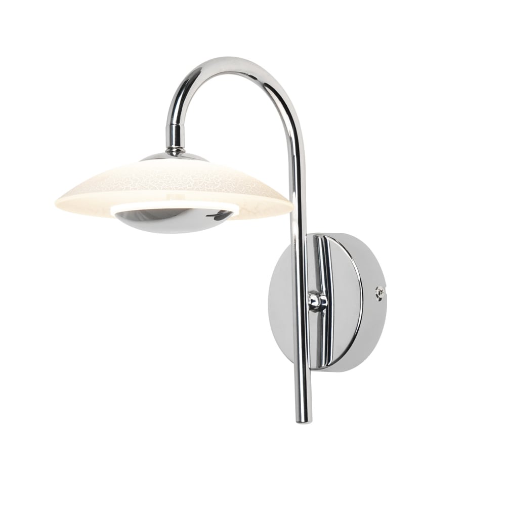 Applique murale en fer argenté 23.6x16x25.2cm led 3000k 7w