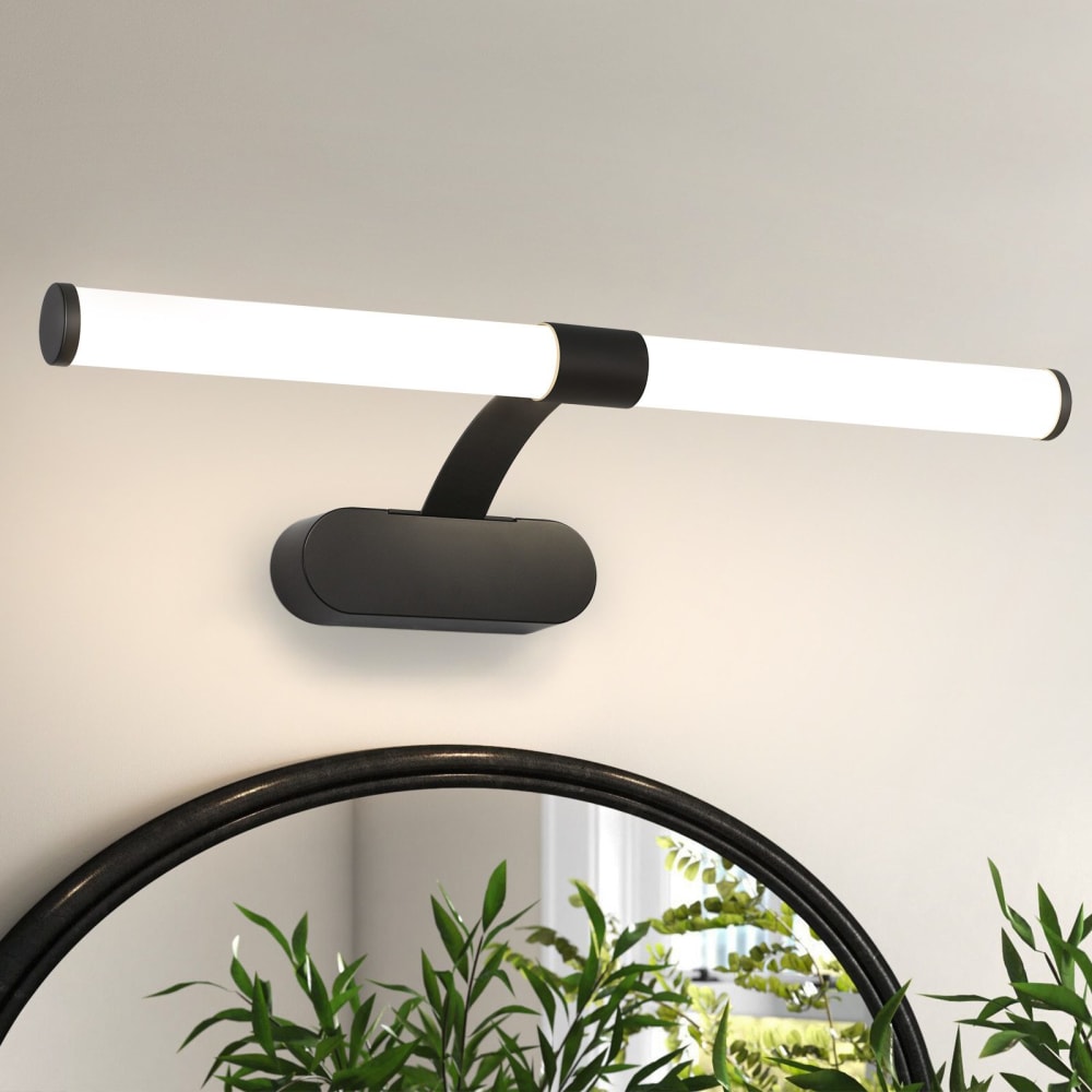 Spiegelleuchte ABS 60x16.8x9.6cm schwarz LED - Maisons Du Monde