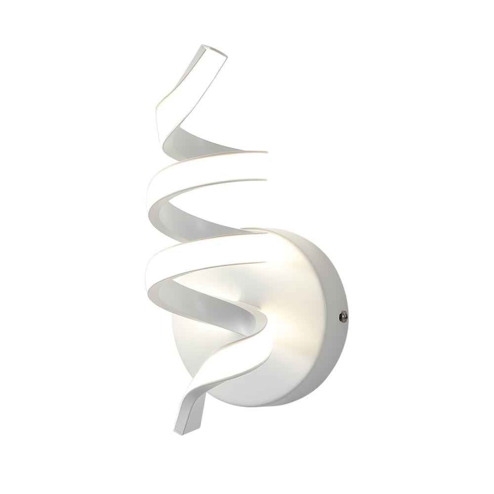 Applique murale en fer aluminium blanc 26x12x11cm led 3000k 7w