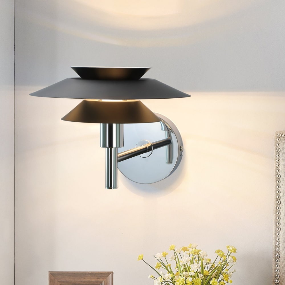 Wandleuchte Eisen 15x20x26cm Schwarz G9 - Maisons Du Monde