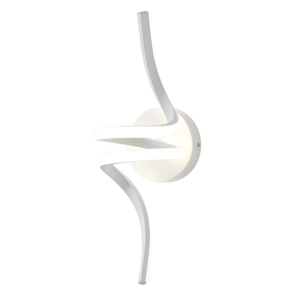 Applique murale en fer aluminium blanc 40.5x12.5x16.5cm led 3000k 7w