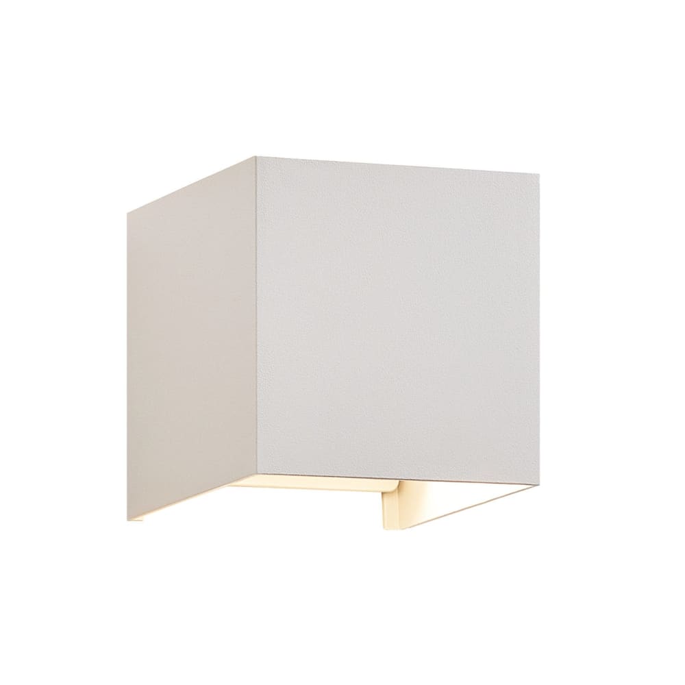 Applique murale en aluminium blanc 10x10x10cm g9 3000k 3w — vue 3