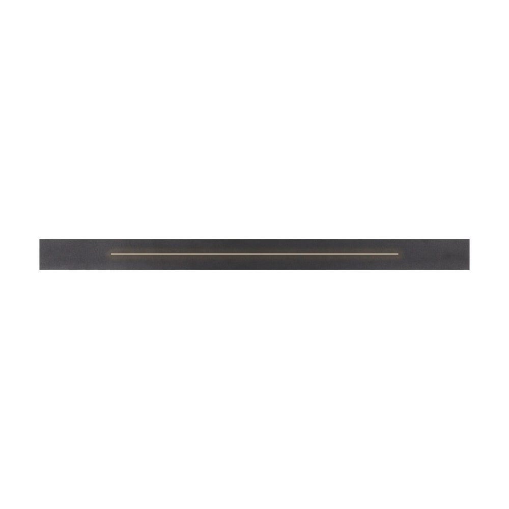Applique murale en fer noir 60x5x4cm led 3000k 20w