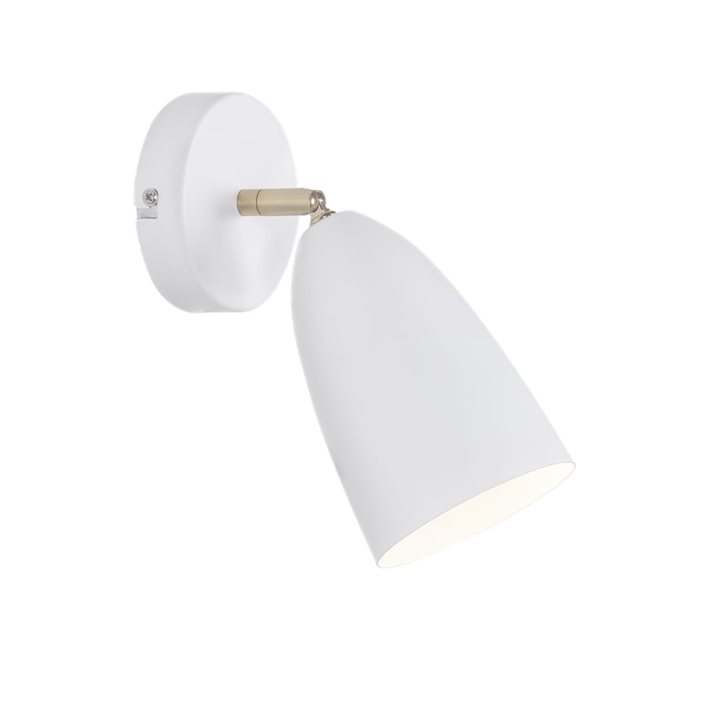 Applique murale en fer blanc 10x10x22cm gu10 — vue 4