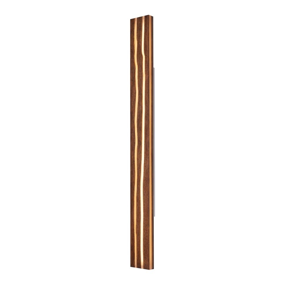 ZMH Wandleuchte Eisen 100x10x6.5cm Braun LED 3000K 16W style vintage Braun Stahl
