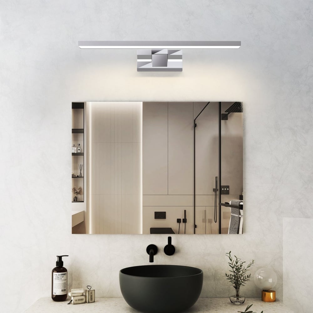 Spiegelleuchte PC 40x12.8x5.1cm silber LED - Maisons Du Monde