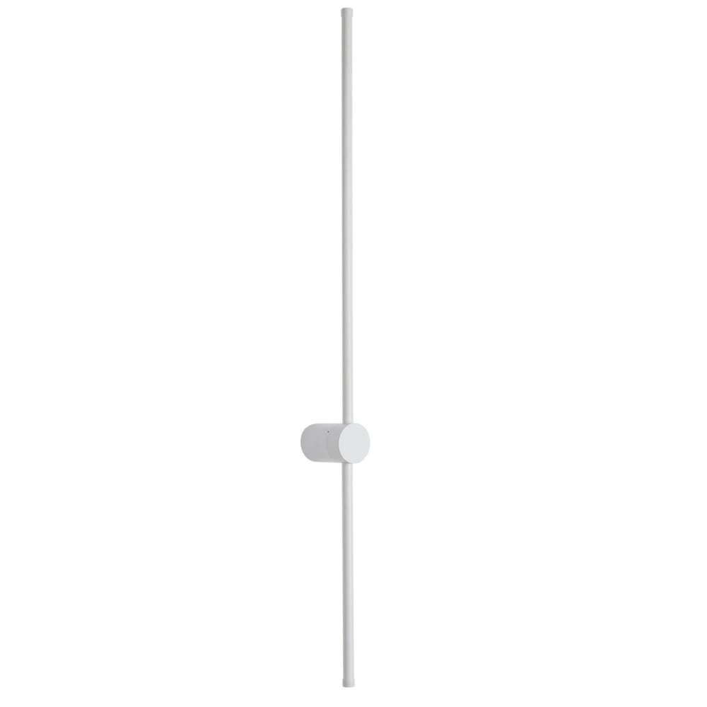 Applique murale en fer aluminium blanc 100x6x10cm led 3000k 8w