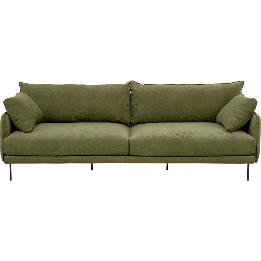 Canapé 3 places en polyester vert Canapé 3 places en polyester vert