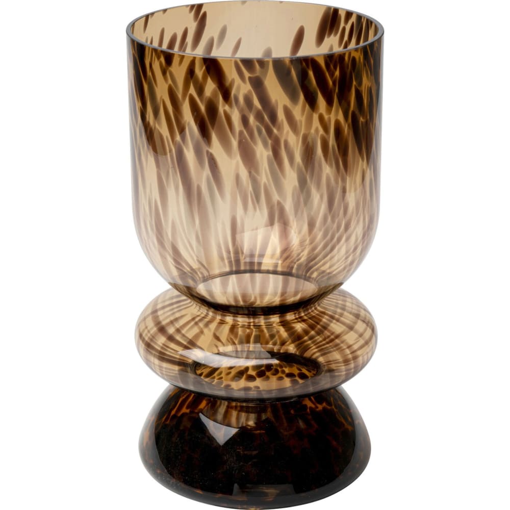 Vase en verre marron h32