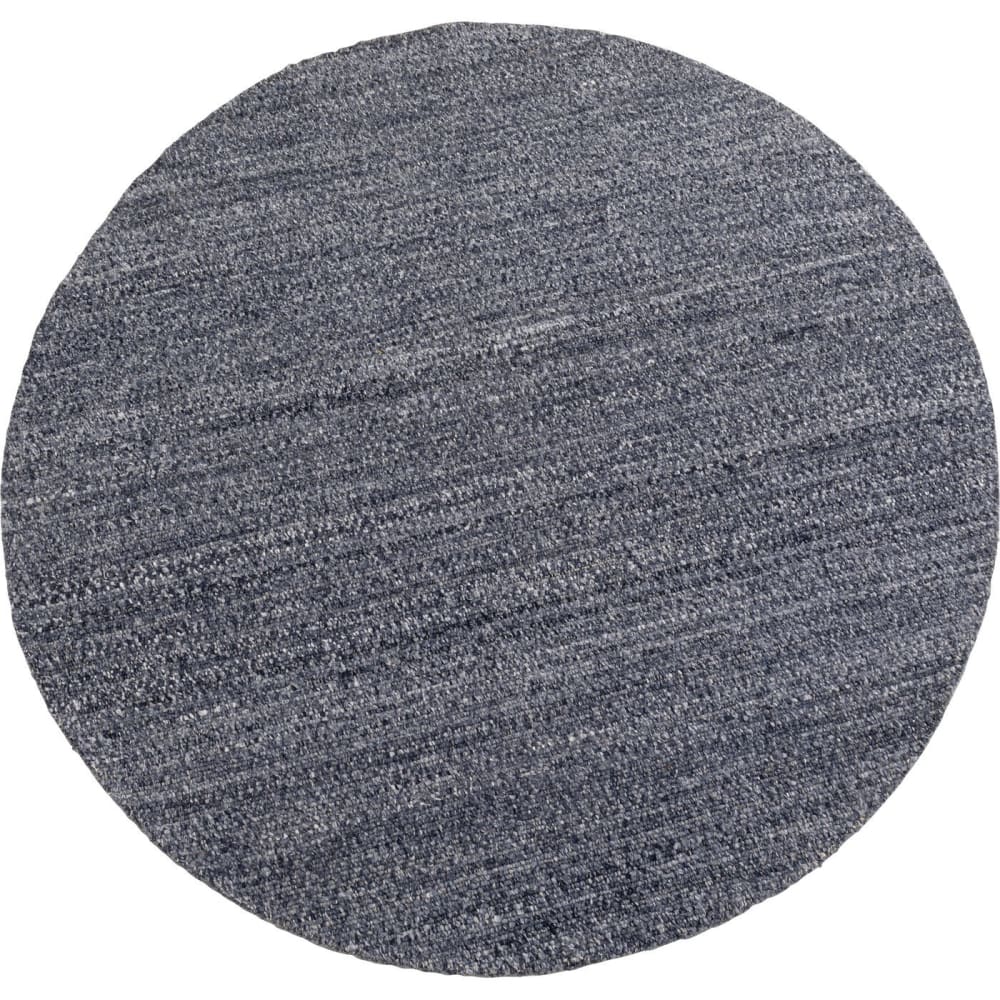 Tapis en polyester bouclé bleu d250