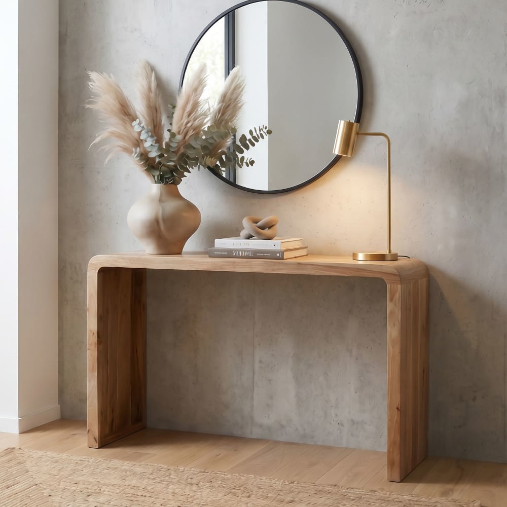 Konsolentisch aus Akazie Massivholz, braun - Maisons Du Monde
