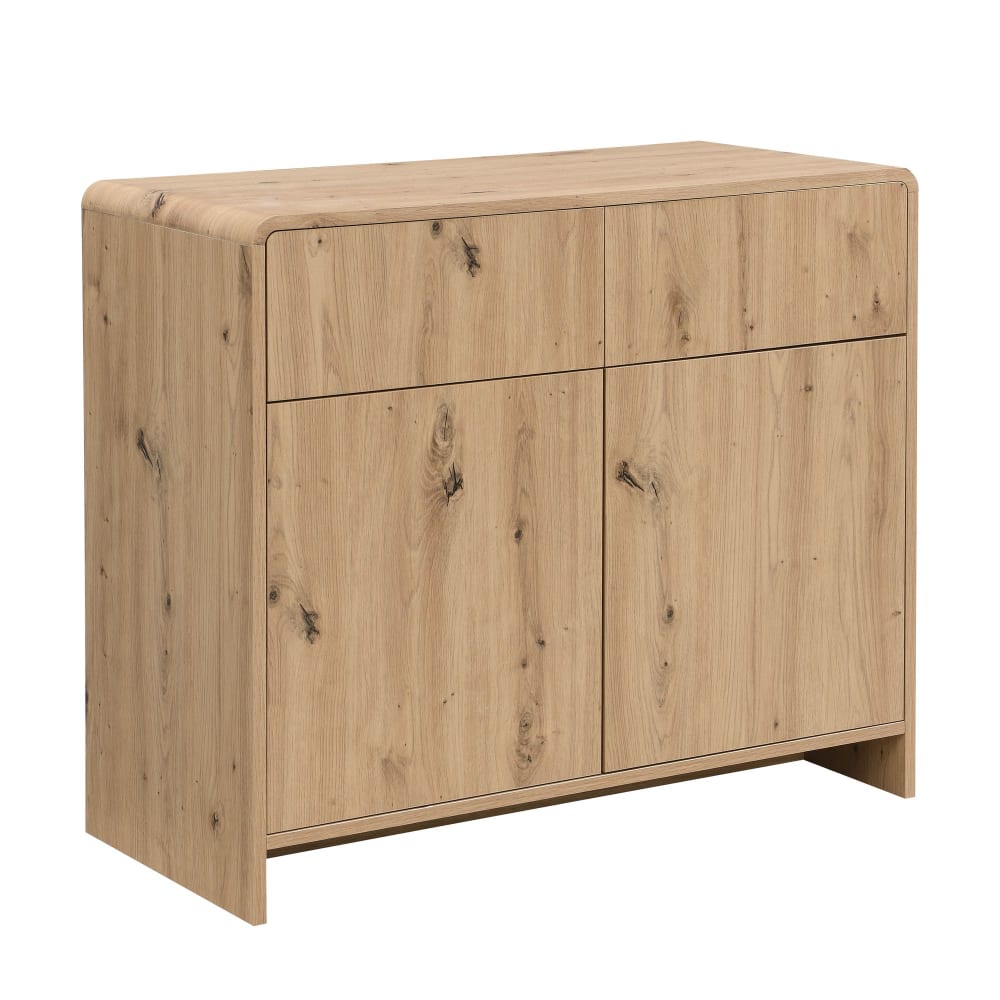 FineBuy Sideboard mit Türen & Schubladen aus MDF, braun style modern - Spanplatte