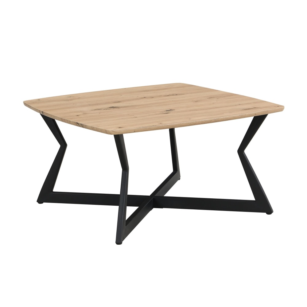 FineBuy Couchtisch Eiche Dekor aus MDF, braun style modern - Spanplatte