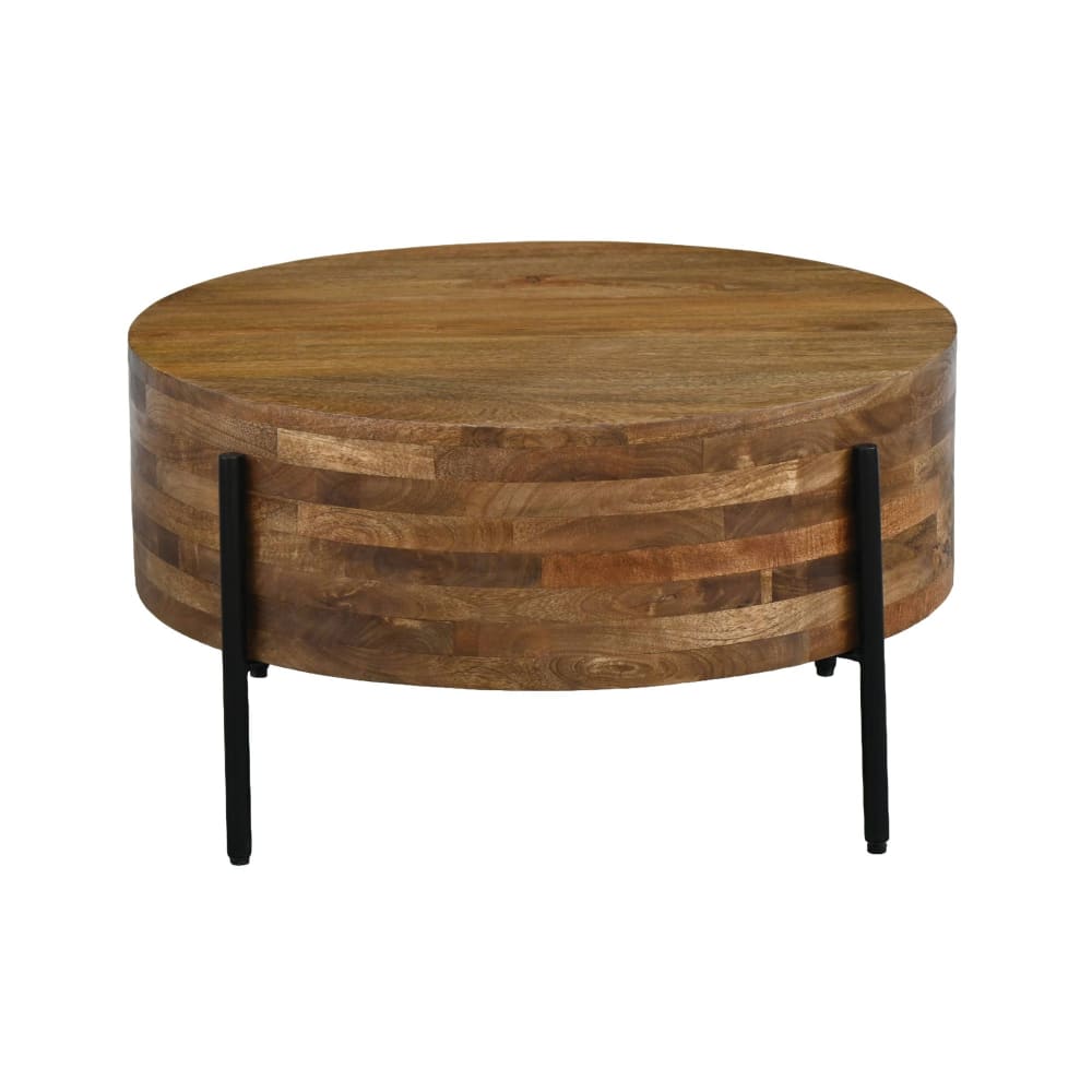 FineBuy Couchtisch aus Mango Massivholz, braun style modern - -