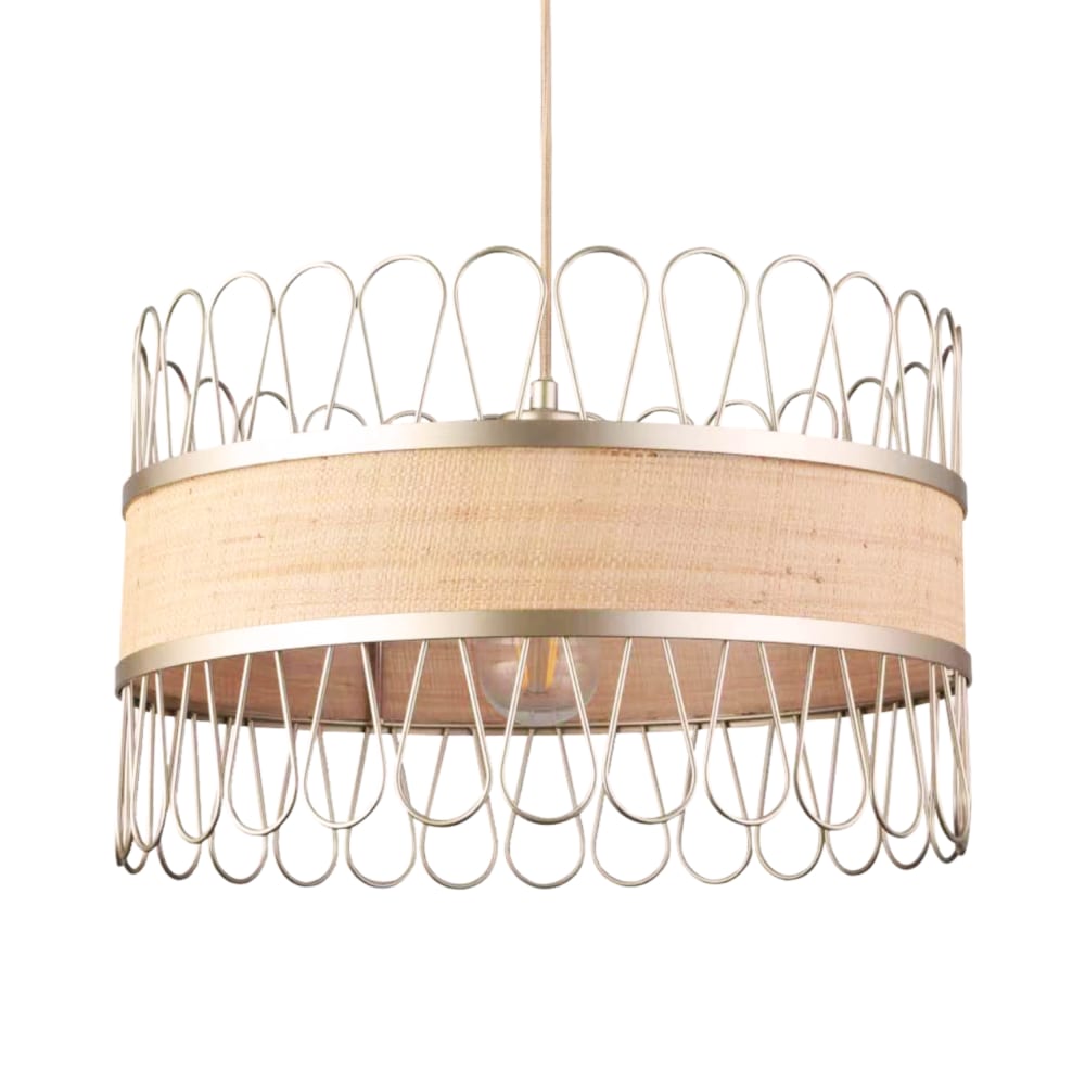 Suspension en rotin d40 cm