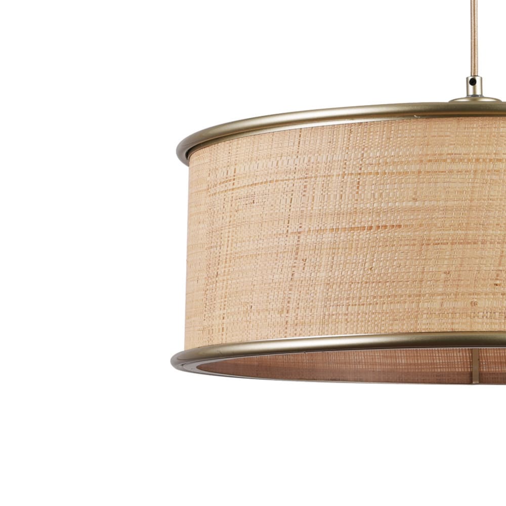 Suspension en fibre naturelle d47 cm — vue 4