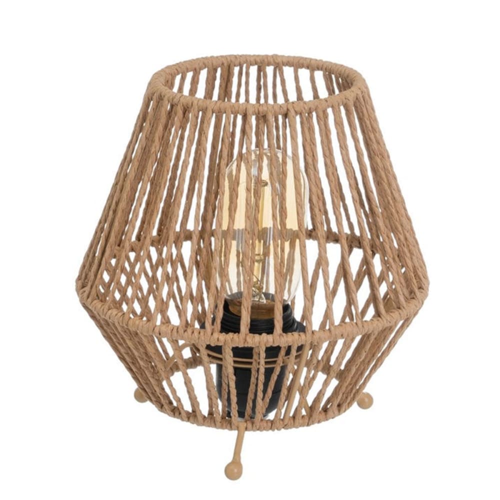 Lampe à poser fibre de papier naturel 20 cm