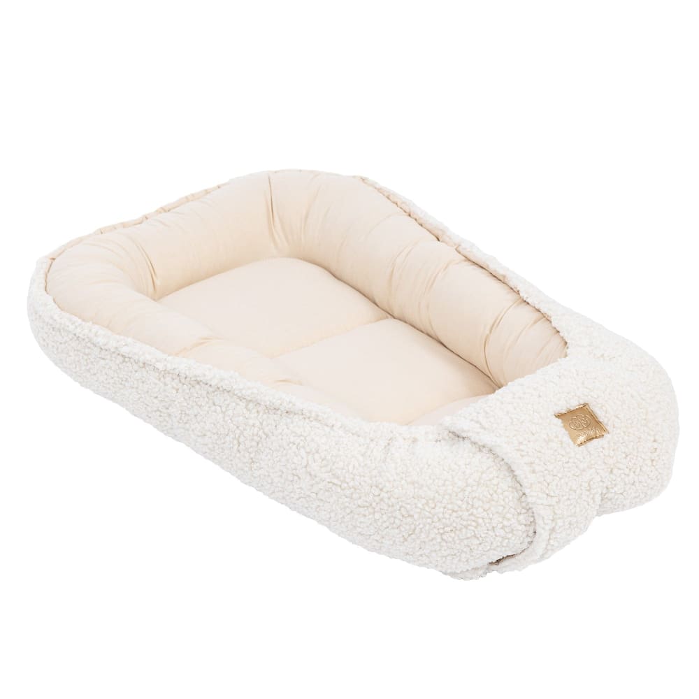MeowBaby Baby-Schlafkokon - beige Pes - Polyester Baby