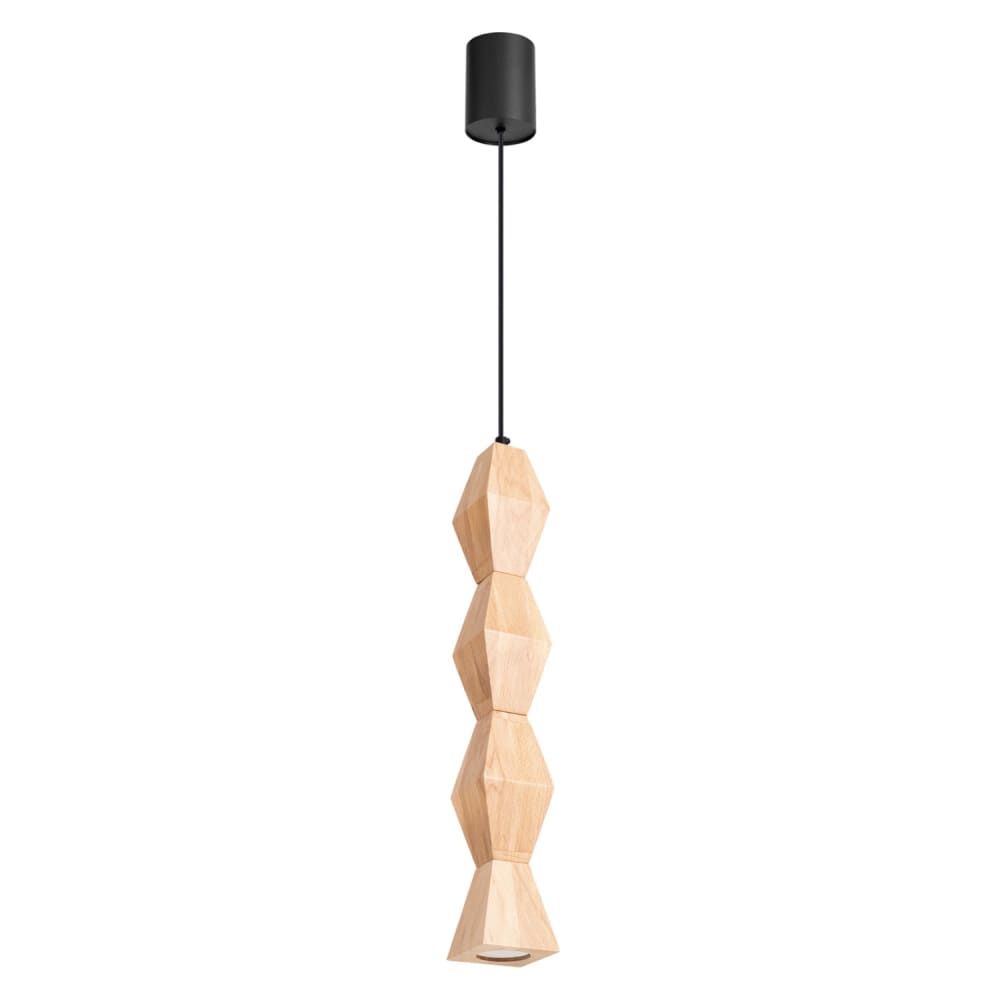 Suspension bois - hêtre bois naturel h 200 cm