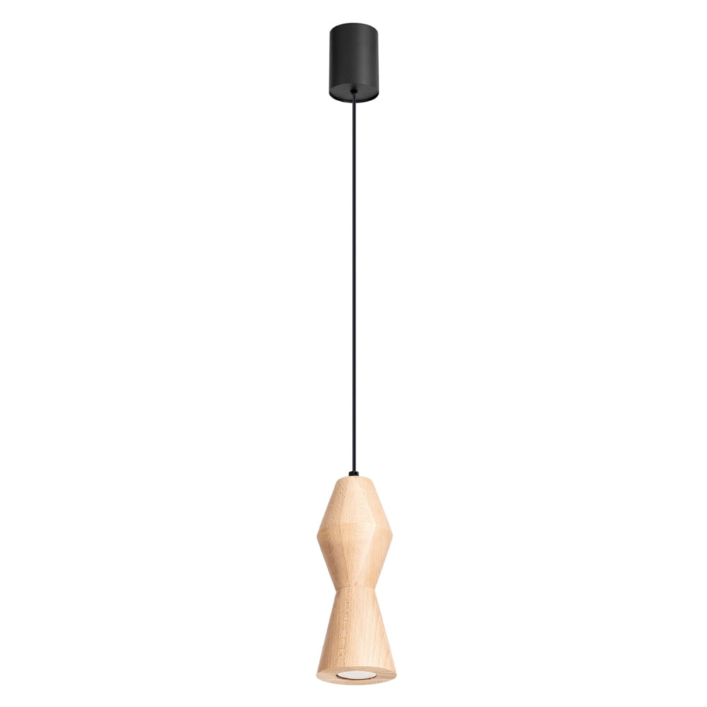 Suspension bois - hêtre bois naturel h 200 cm