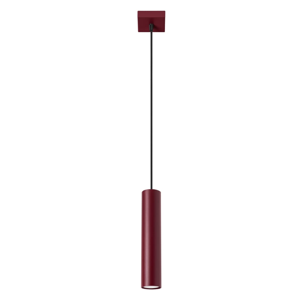 Suspension acier bourgogne h 100 cm