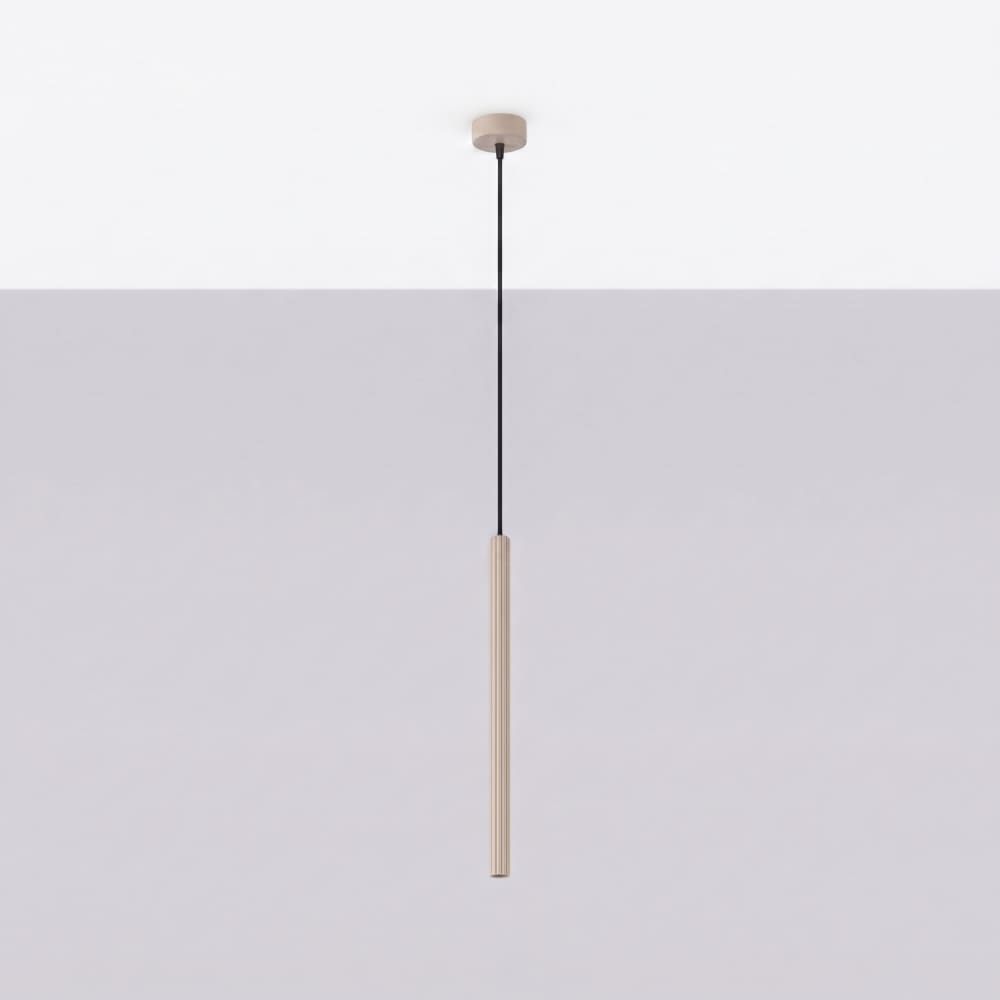 Suspension acier taupe h 120 cm — vue 3